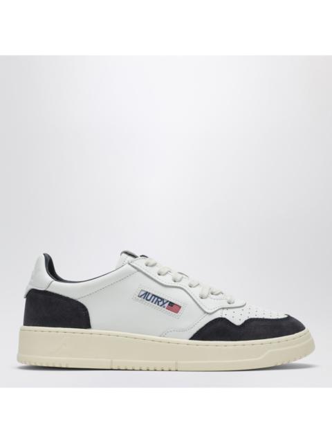 AUTRY Autry Medalist Low Sneaker In White Leather And Blue Suede Men