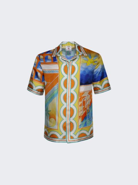 CASABLANCA Surreal Pool Shirt Multicolor
