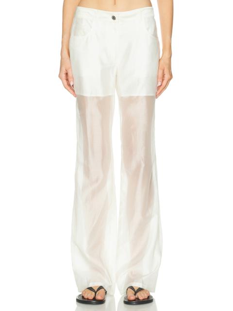 Helmut Lang Sheer Bootcut Pant