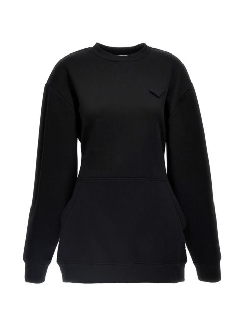 Prada Women Logo Sweatshirt Dress
