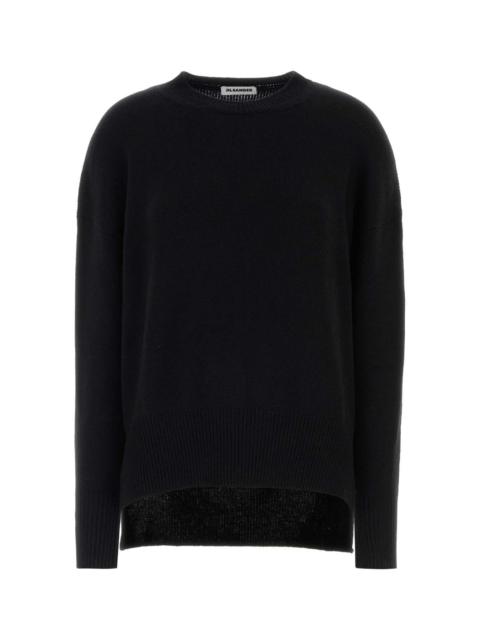 Jil Sander Jil Sander Women Black Cashmere Oversize Sweater
