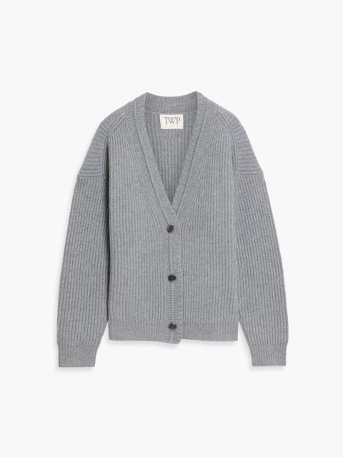 TWP Ribbed cashmere cardigan