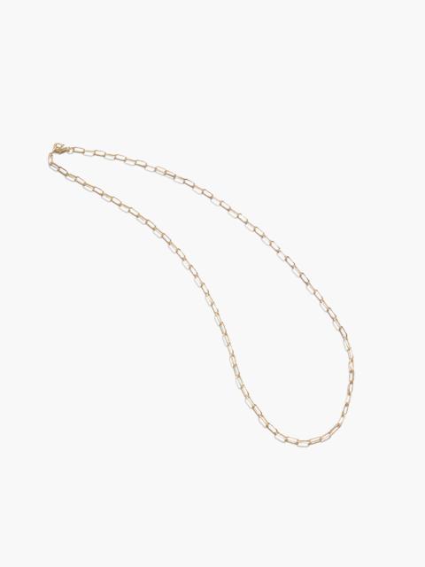 Madewell Maslo Jewelry Drawn Cable Chain Necklace Gold