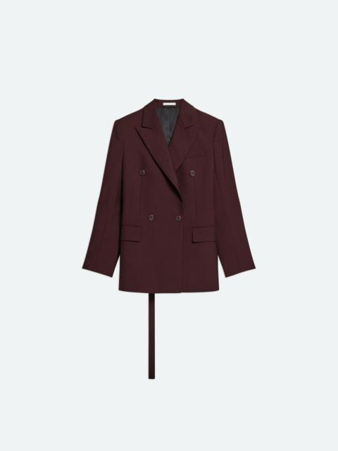 Helmut Lang DOUBLE-BREASTED BELT BLAZER