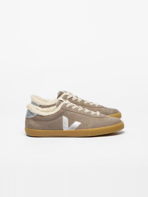 VEJA VOLLEY FURED SUEDE MOONROCK SILVER