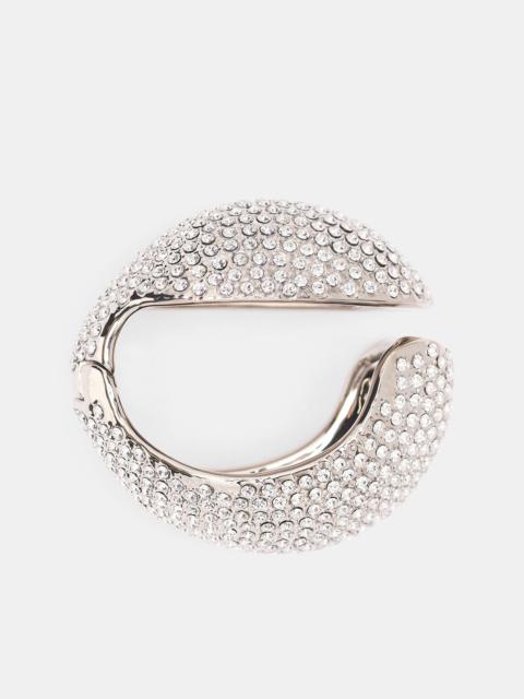 COPERNI Crystal Embellished C-Logo Bangle