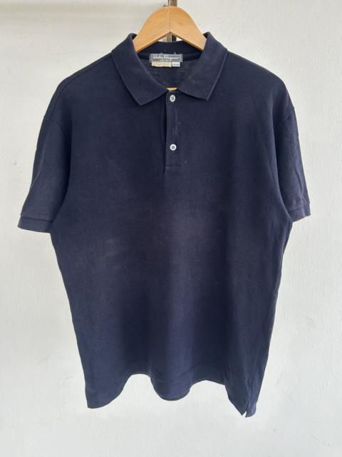 FERRAGAMO Salvatore Ferragamo Vintage Polo Blue Tee