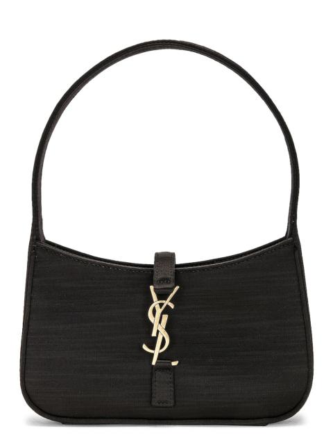 SAINT LAURENT Mini Satin Le 5 A 7 Tri Metal Bag