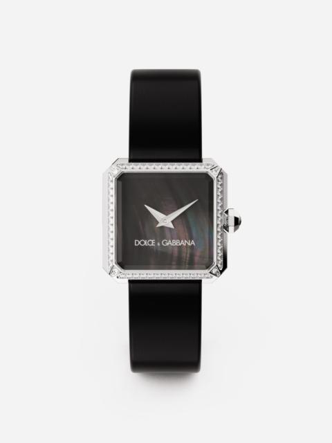 Dolce & Gabbana Sofia steel watch with colorless diamonds