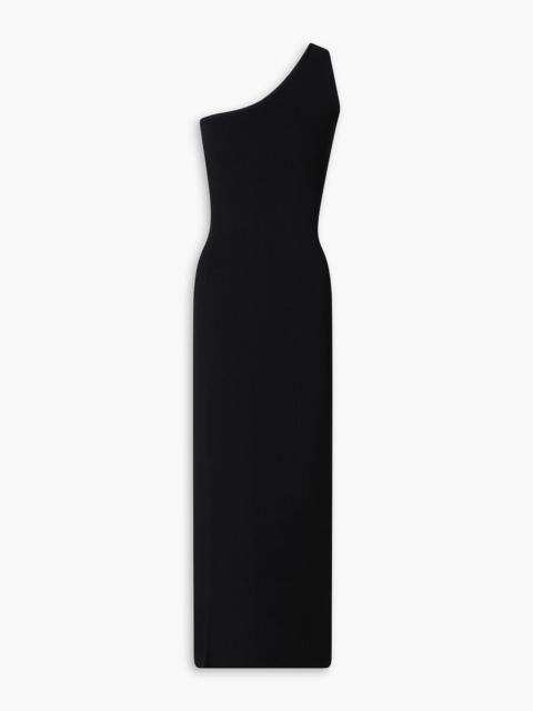 TOTEME One-shoulder ribbed-knit maxi dress