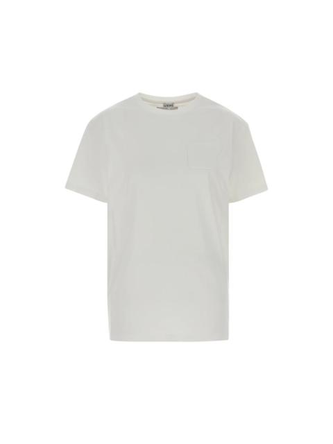 Loewe LOEWE $650 Relaxed Fit White Cotton T-Shirt New & Authentic