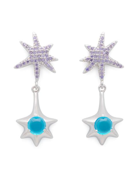 Collina Strada LAVENDER STAR DROP EARRING