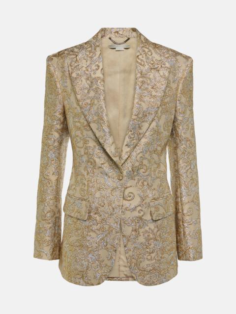 Stella McCartney Single-breasted brocade blazer