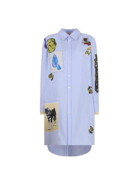 Marni Patched Cotton Midi Dress