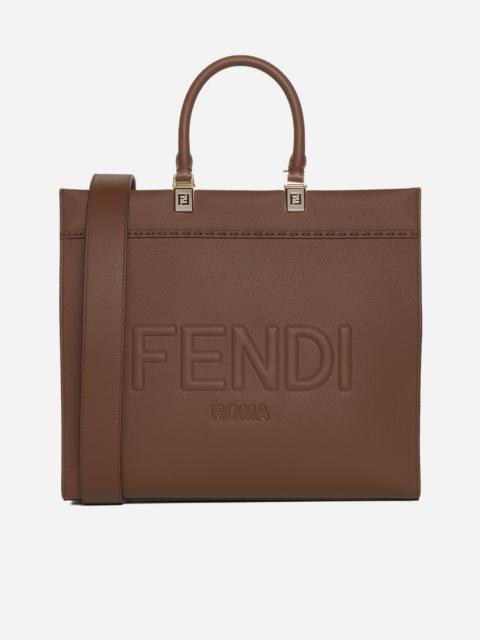 FENDI Fendi Sunshine leather medium tote bag
