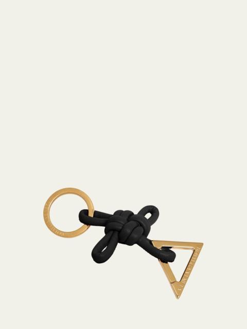 Bottega Veneta Knotted Napa Key Chain