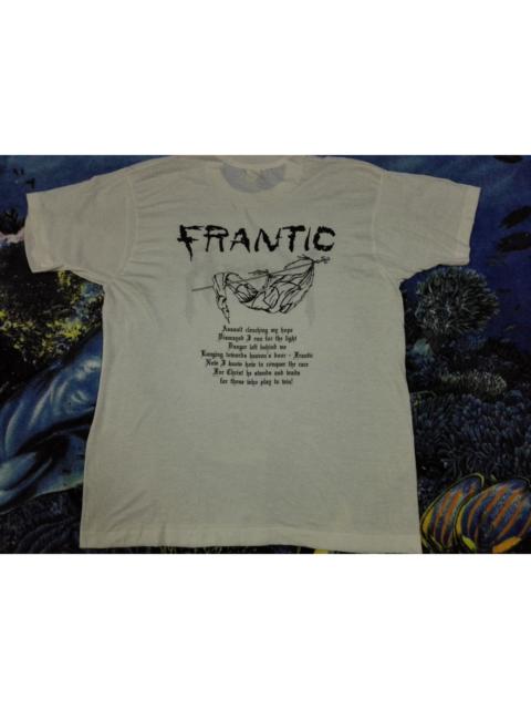 Other Designers Vintage - Vintage 80s MARTYR Death Metal FRANTIC 1989 50/50 Band Tees