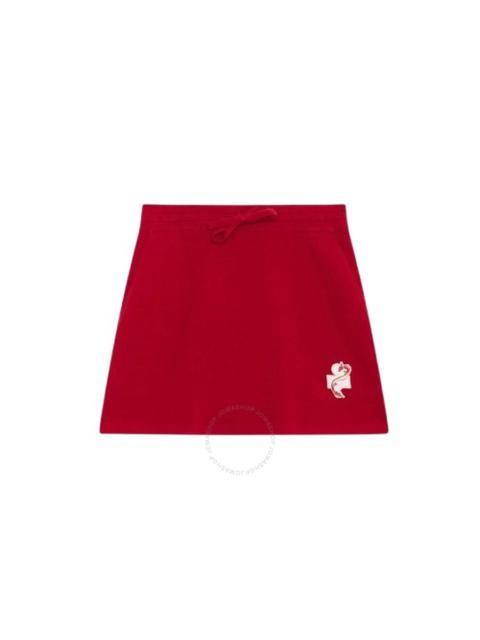 Isabel Marant Ladies Red Amelie Cotton Short Skirt