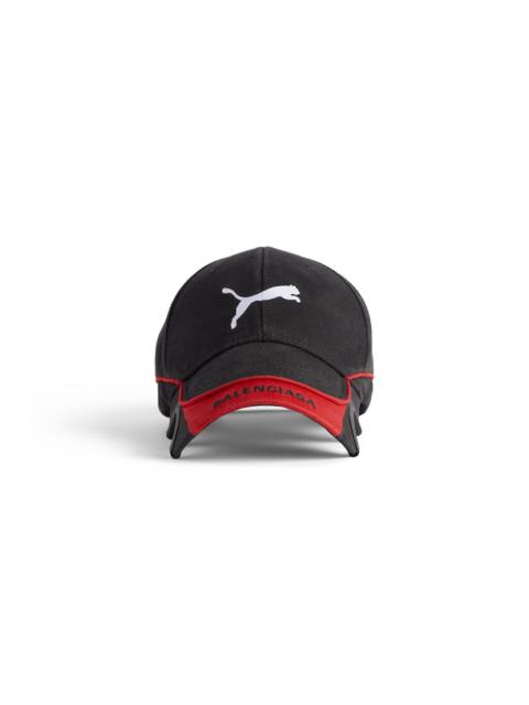 BALENCIAGA Balenciaga I Puma Cap in Black/red