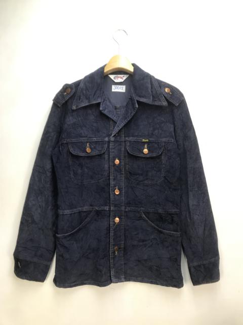 Other Designers Vintage - VINTAGE WRANGLER VELVET TRUCKER JACKET