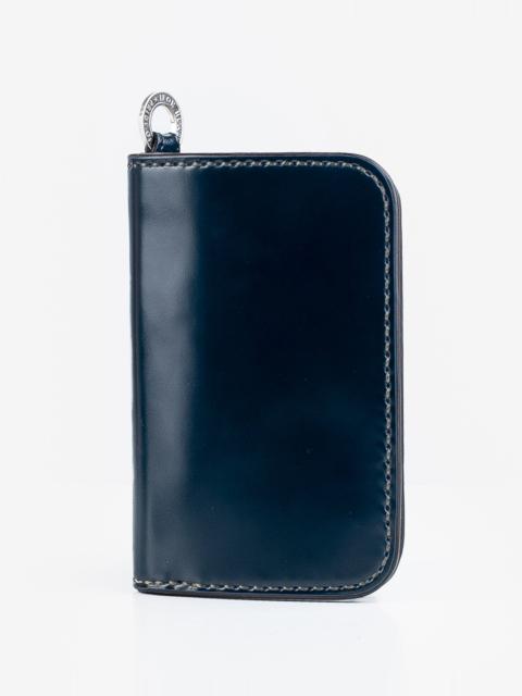 Iron Heart IHG-02-NAV Medium Shell Cordovan Wallet - Navy