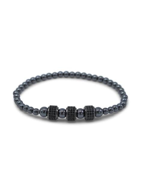 Other Designers Bracelet - Black Rhodium Triple Drum Pavé