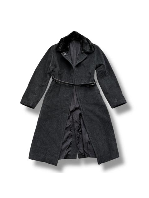 Avant Garde - KIYOKO TAKASE Designer Long Coat Parkas Fur Neck Jacket