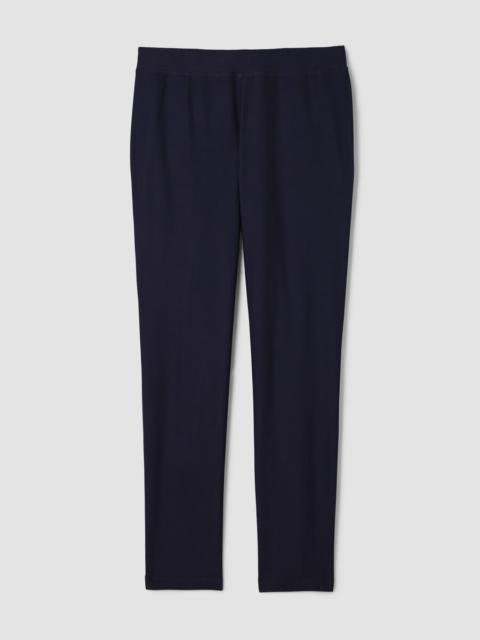 EILEEN FISHER Washable Stretch Crepe Slim Pant