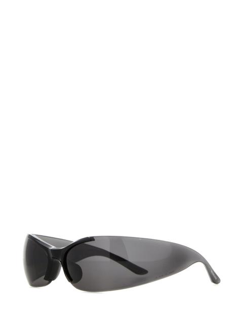 BALENCIAGA Black nylon Afterhour Oval sunglasses