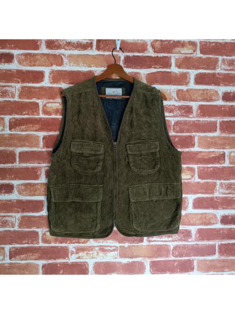 Other Designers Lyle & Scott Corduroy tactical Full Zip Vest