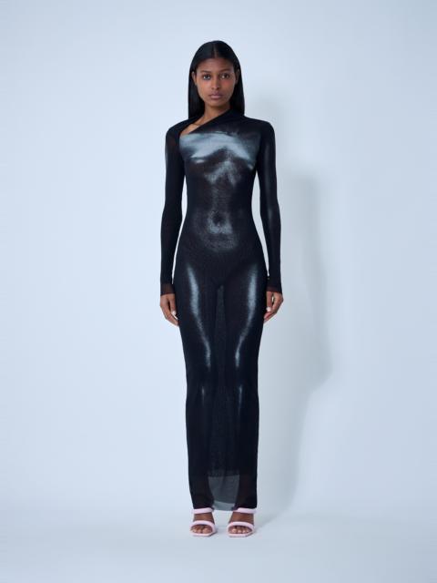 Jean Paul Gaultier Wood Mesh Maxi Dress