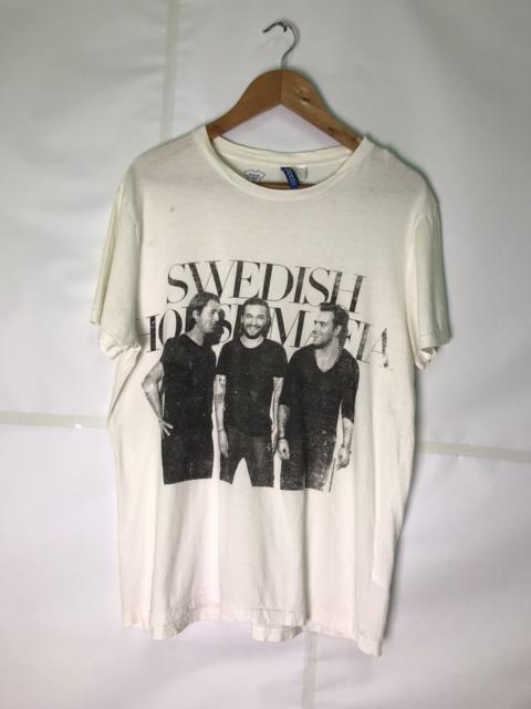 Other Designers Band Tees - Swedish house mafia big logo full print t-shirt M white