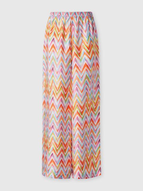 Missoni Palazzo pants in viscose twill