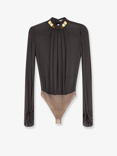 ELISABETTA FRANCHI Elisabetta Franchi Viscose Shirt with Body Detail Black