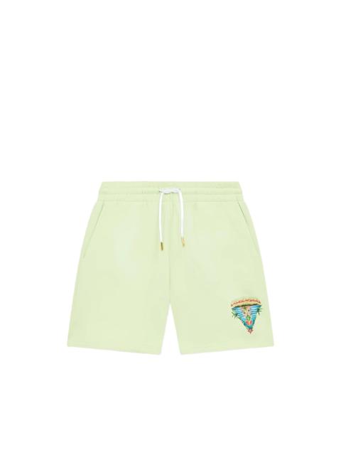 CASABLANCA Casablanca Green Shorts - Track & Running Shorts Men