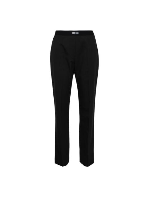 MSGM Logo On Waistband Pants