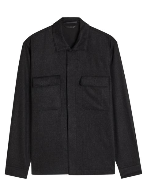 Sunspel Sunspel Wool and Cashmere-blend Overshirt