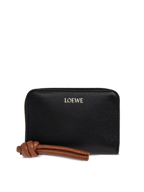 Loewe Knot leather coin purse