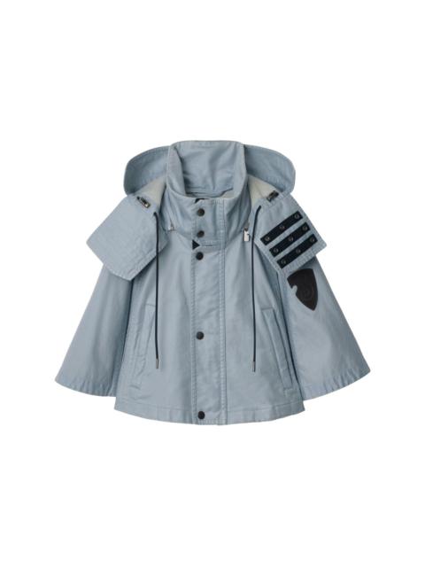 Burberry hooded cape