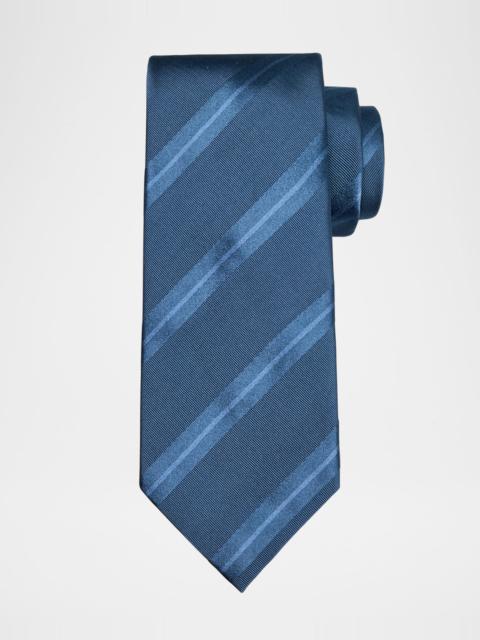 TOM FORD Men's Tonal Stripe Silk Tie