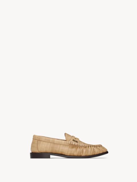 SAINT LAURENT LE LOAFER SUPPLE IN EEL