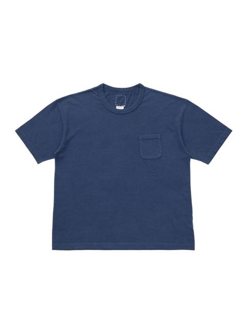 visvim JUMBO TEE S/S DMGD NAVY