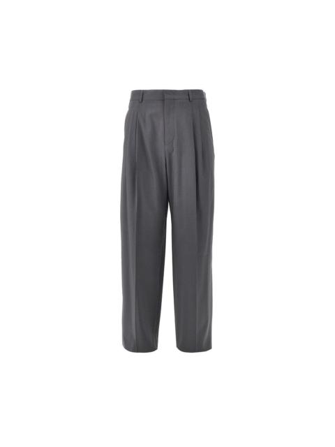 EMPORIO ARMANI Emporio Armani Wool Pleated Pants Grey Men