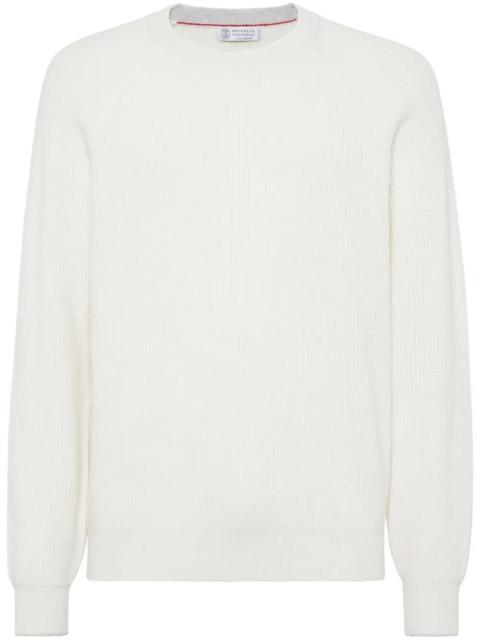 Brunello Cucinelli Brunello Cucinelli Men English Rib Knit Sweater
