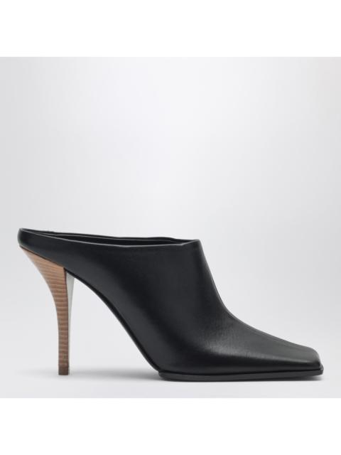 Alaïa Alaia Black Square Leather Mules Women