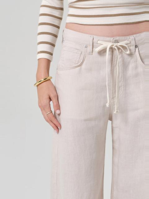 Citizens of Humanity Brynn Drawstring Linen Trouser
In Pale Stone