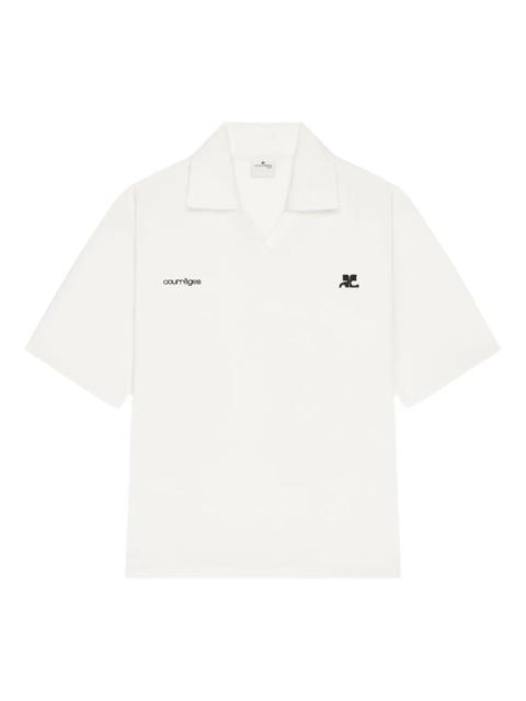 courrèges Oversized Sports Polo