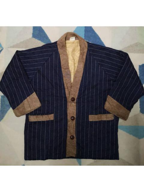 Other Designers Bomber Style Jacket - Japanese Wool Button Up Kimono Hanten/Bomber Style