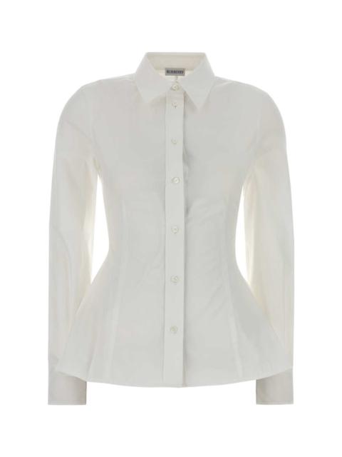 Burberry White Poplin Shirt