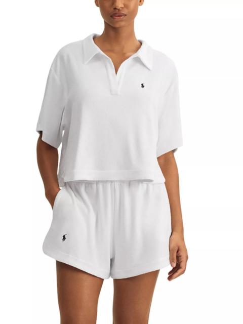 Polo Ralph Lauren Terry Cloth Shirt & Short Cover Up Set